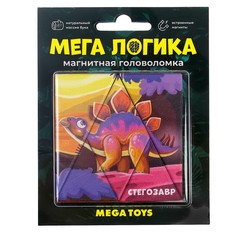 Магнитная головоломка по системе раннего развития Никитина «Стегозавр» No Brand