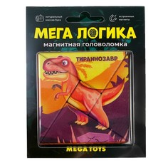 Магнитная головоломка по системе раннего развития Никитина «Тираннозавр» No Brand