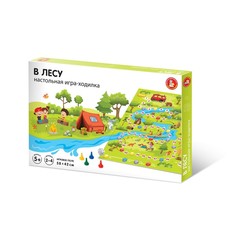 Настольная игра-ходилка «В лесу» (2 шт) No Brand