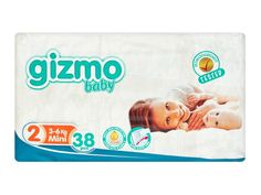 GIZMO Детские подгузники №2 (3-6 кг) 38шт. No Brand