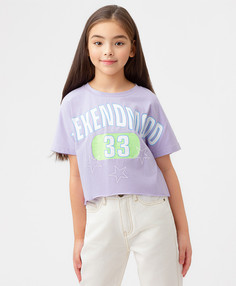 Футболка детская Button Blue 123BBGJC10013100 фиолетовый, 158