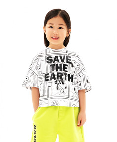 Футболка детская Gulliver 123GLVRGC1201 белый, 158