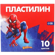 Пластилин 10 цветов 150 г «Супергерой», Человек-паук Marvel