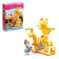 Sluban Конструктор Розовая мечта «Кошачий домик», 81 деталь