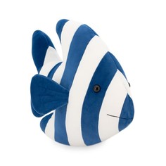 Orange Toys Мягкая игрушка «Рыба полосатая», синяя, 45 см