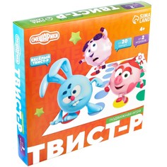 Смешарики Подвижная игра «Твист-р Смешарики» напольная с фантами, 6+