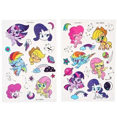 Детские тату Hasbro My little pone 2 листа