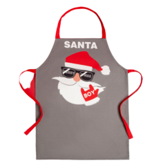 Фартук детский Этель Santa 46х60 см,100% хлопок., саржа