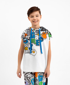 Жилет детский Gulliver 12310BJC5701 белый, 158