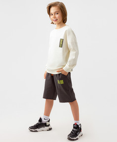 Шорты детские Button Blue 123BBBJC54024400 хаки, 152