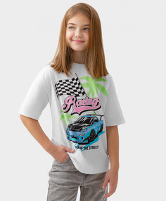 Футболка детская Button Blue 123BBGJC12150200 белый, 134