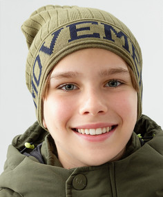 Шапка Button Blue 123BBBX73014400 хаки, 54