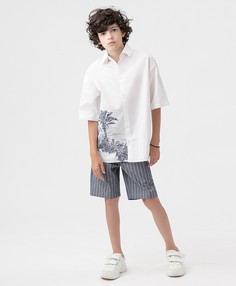 Шорты детские Button Blue 123BBBJC60011005 синий, 158