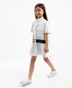 Платье детское Gulliver 12301GMC2506 белый, 116