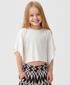 Футболка детская Button Blue 123BBGF12010200 белый, 122