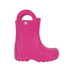 Сапоги резиновые детские Crocs Rain Boot K Candy Pink размер 34