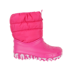 Сноубутсы детские Crocs Classic Neo Puff Boot K Candy Pink размер 28