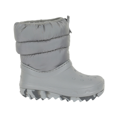 Сноубутсы детские Crocs Classic Neo Puff Boot K Light Grey размер 28