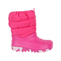 Сноубутсы детские Crocs Classic Neo Puff Boot T Candy Pink размер 20