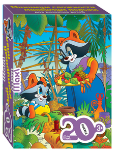 Мозаика Step Puzzle "puzzle" 20 "Крошка Енот" (Mini-maxi)
