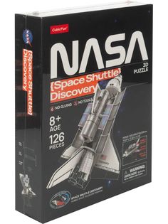 3D Puzzle NASA: Space Shuttle Discovery (127 деталей) Cubic Fun