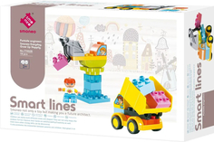 Конструктор Smoneo Кран и грузовик 19 деталей