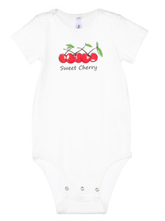 Боди детское PlayToday Baby 12329065, белый, красный, 80