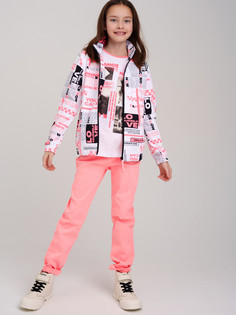 Брюки детские PlayToday Tween 12321556, коралловый, 152