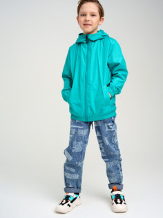 Ветровка детская PlayToday Tween 12311103, зеленый, 164