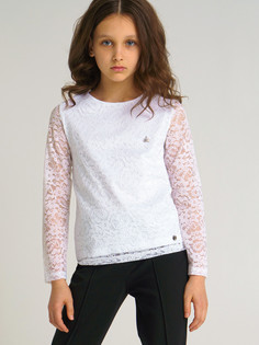 Джемпер детский School by PlayToday 22127121, белый, 122