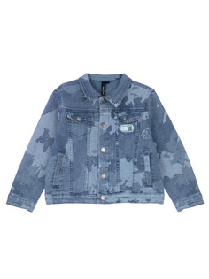 Куртка джинсовая детская PlayToday Kids 12312312, джинсовый, цветной, 116
