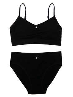 Комплект нижнего белья PlayToday Tween 32221001, черный, 170