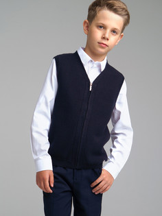 Жилет детский School by PlayToday 22217008, темно-синий, 158