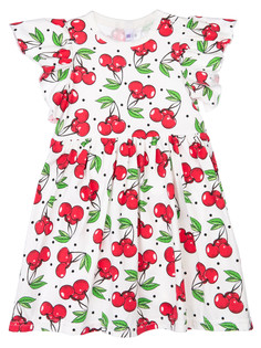 Платье детское PlayToday Baby 12329040, белый, красный, зеленый, 92