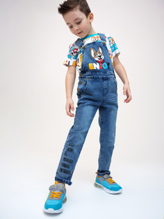 Полукомбинезон детский PlayToday Kids 12312060, синий, 122