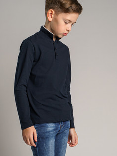 Поло детское School by PlayToday 22011018, темно-синий, 176