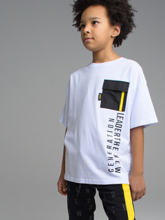 Футболка детская PlayToday Sport 32210212, белый, 164