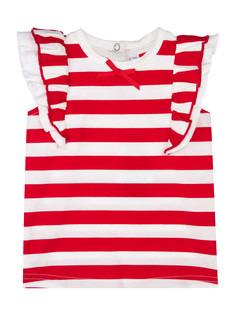 Футболка детская PlayToday Baby 12329030, красный, белый, 92