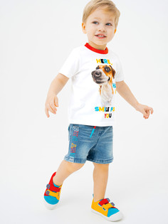 Шорты детские PlayToday Baby 12313008, синий, 92