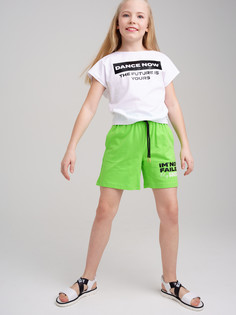 Шорты детские PlayToday Tween 12321496, светло-зеленый, 146