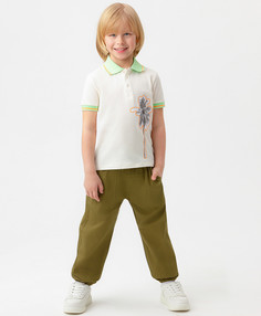 Брюки детские Button Blue 123BBBMC63114800, хаки, 104