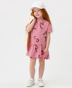 Платье детское Button Blue 123BBGB50011213, розовый, 140
