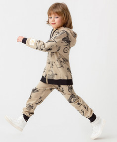 Толстовка детская Button Blue 123BBBMC16163913, бежевый, 110