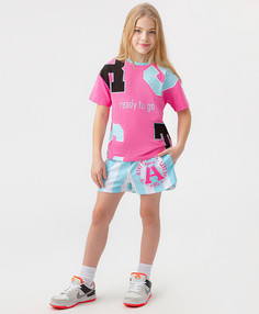 Шорты детские Button Blue 123BBGA54021800, белый, 146