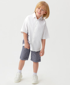 Шорты детские Button Blue 123BBBMC60011005, синий, 122