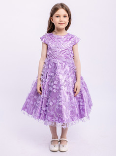 Платье Batik Камилла 025 п23 цв. сиреневый цветы р.110 Батик