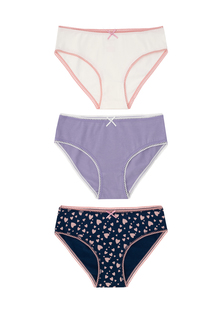 Трусы детские OLDOS OCSS23UW2KC07, белый_лавандовый_т.синий, 104