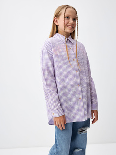 Рубашка детская Sela 3804050507 сиреневый, 140