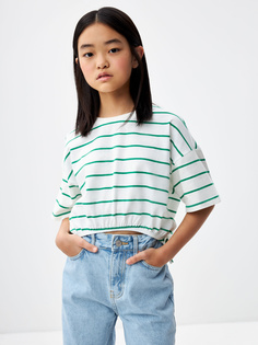 Футболка детская Sela 3805050284 зелёное яблоко, 128