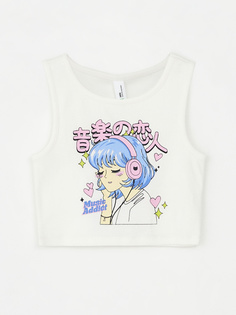 Майка детская Sela 3805050286 белый, 122